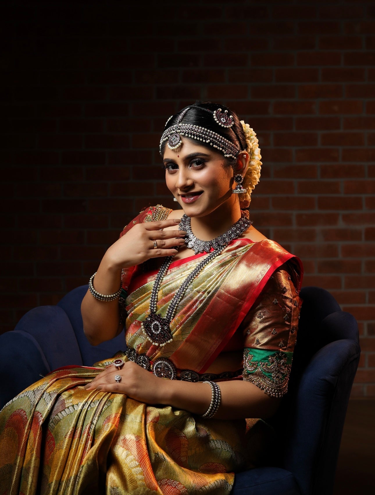Radiant Kanchivaram Silk saree from Meshira