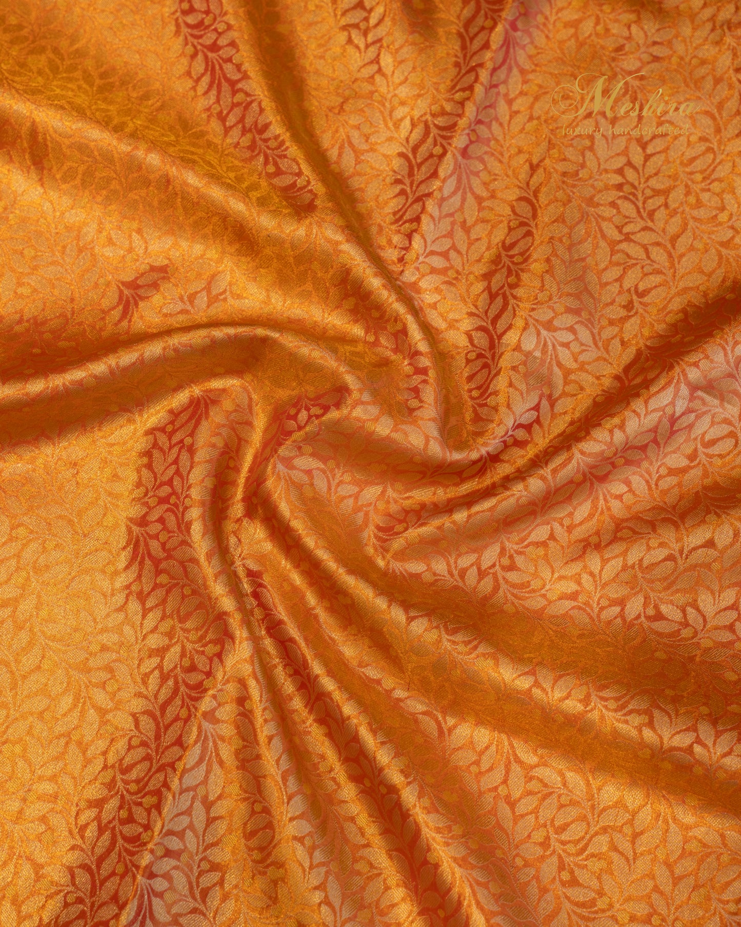 Serene Yellow Kanchivaram Silk Saree with Woven Birds and Blossoms