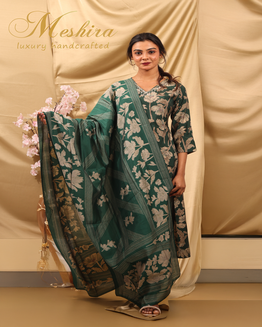 Earthy Grace in Green