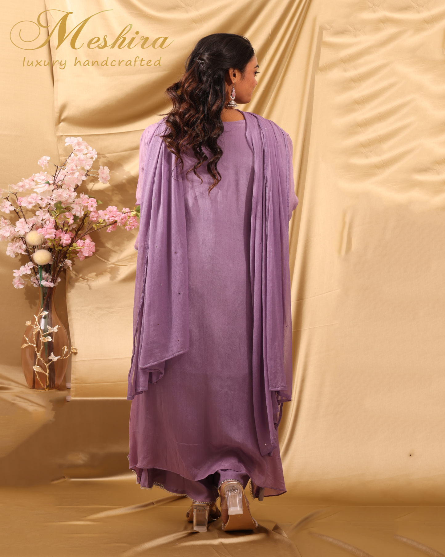 Lavender Dream Layered Kurta Set