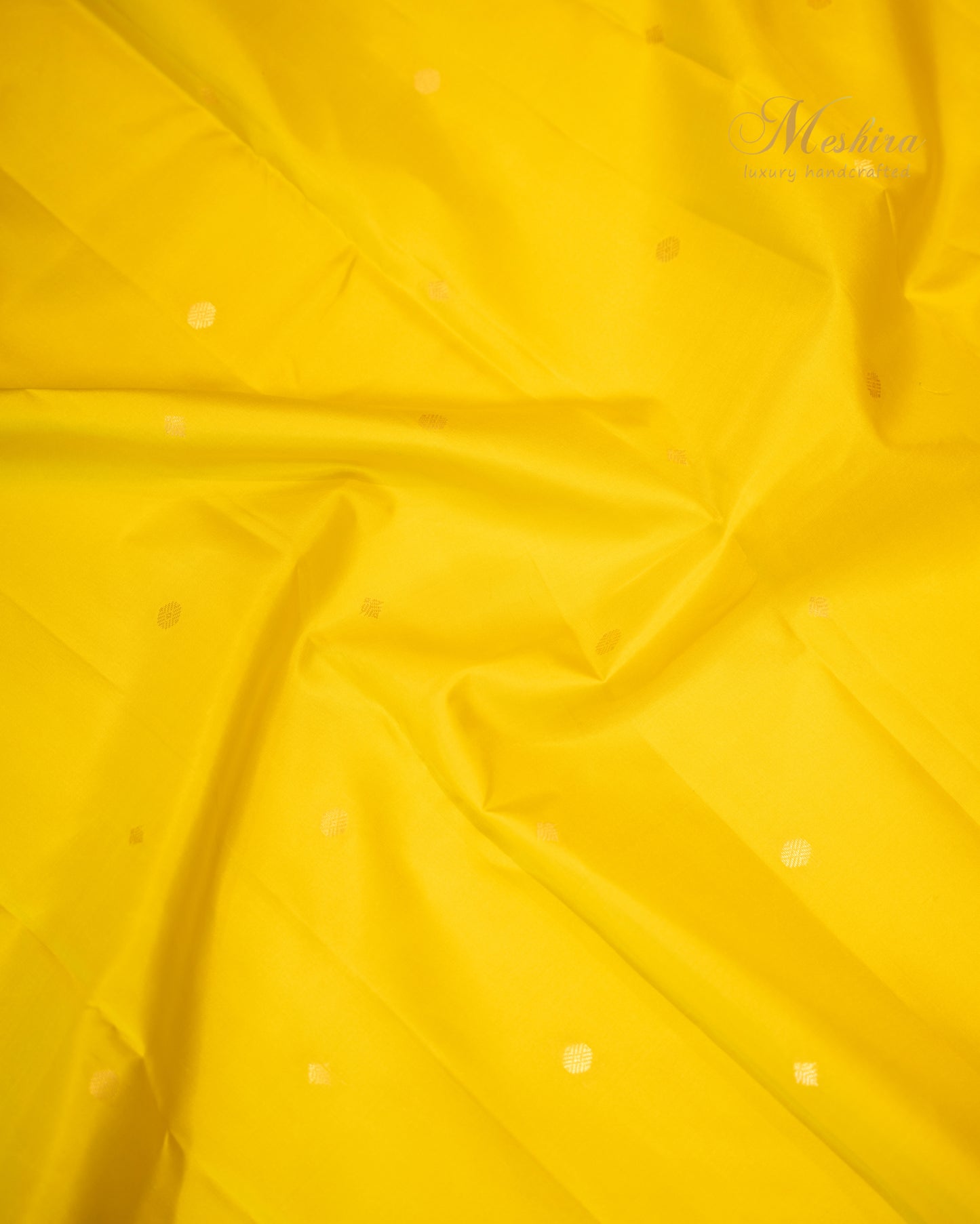 Turmeric yellow and Maroon Kanchivaram silk saree.