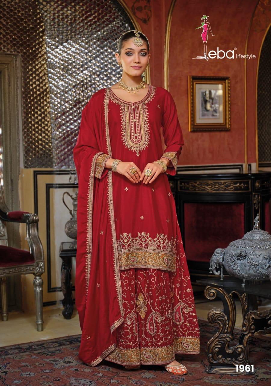 Royal Red traditional embroidered suit