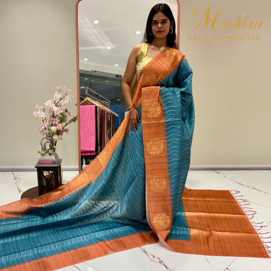 Turquoise Flame Drape