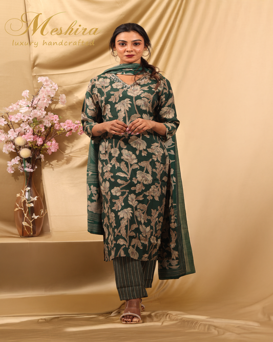 Earthy Grace in Green