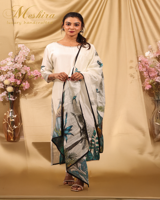 Tropical Grace in Ivory