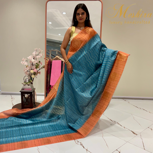 Turquoise Flame Drape