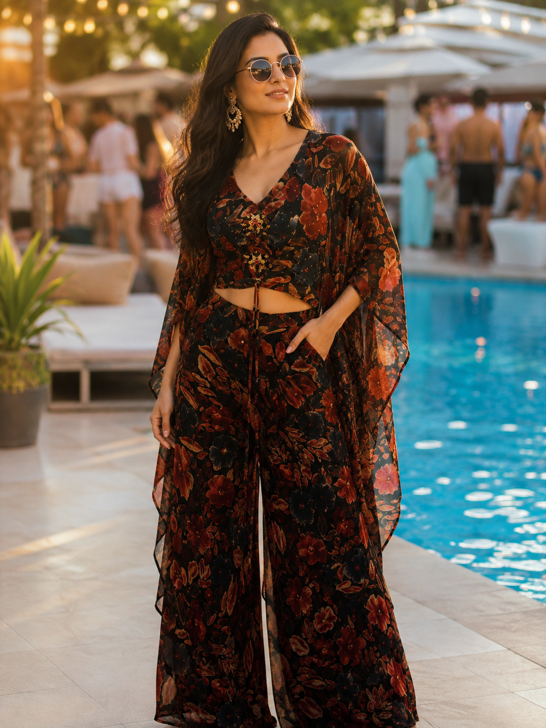 Floral beachy vibe co-ord set