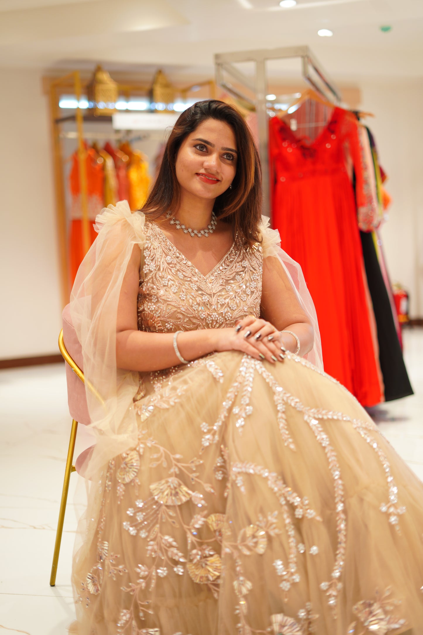 Beautiful Beige Gown